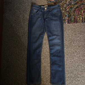 Hudson Jeans Dark Blue Straight Leg Women's Jeans